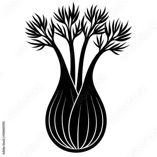 fennel vector illustration 