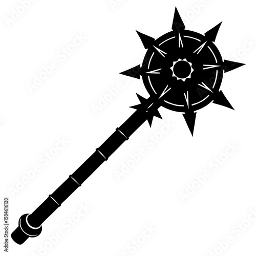 mace vector illustration 