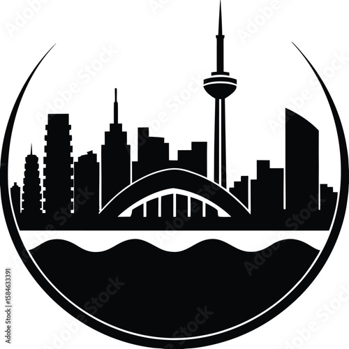 city skyline vector illustration