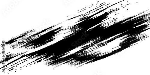 Grunge texture - abstract isolated stock vector template - easy to use