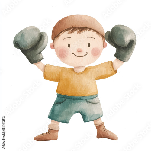 a man Boxing