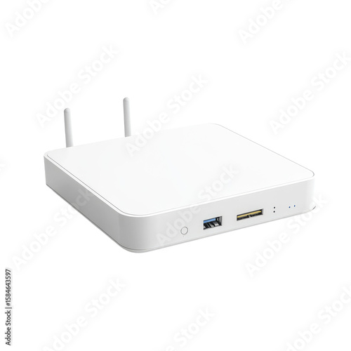 Wireless Access point on isolated transparent cutout PNG Background