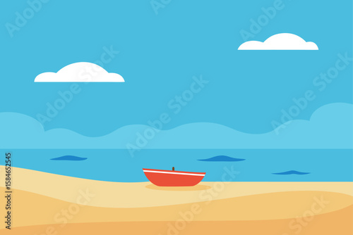 beach and sea