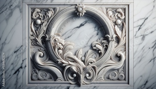 Bianco Extra Pure white stone with a few delicate dark gray line