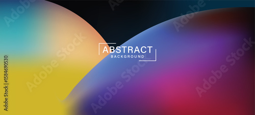 3d abstract background with colorful curves and gradients illuminating a serene and artistic atmosphere