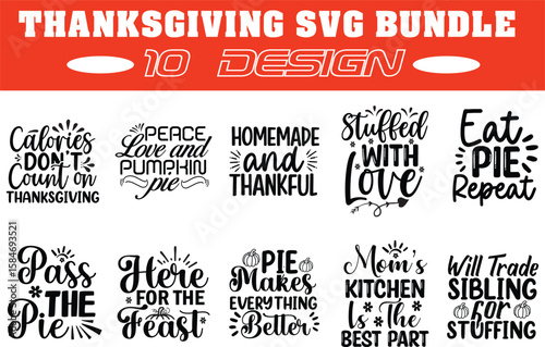 Grateful Vibes Thanksgiving SVG Bundle – Rustic  Typography Vector Designs
