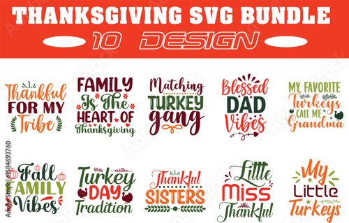 Grateful Vibes Thanksgiving SVG Bundle – Rustic  Typography Vector Designs