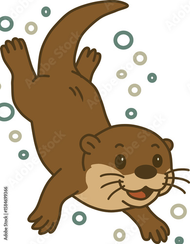 Seasonal Otter Character Illustration Collection (Cute Animal Art)사계절 수달 캐릭터 일러스트 모음 (귀여운 동물 그림)