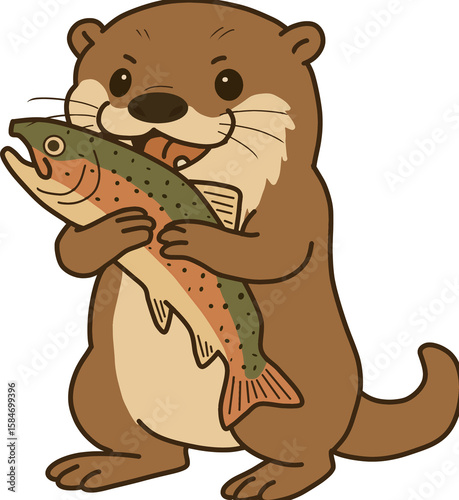 Seasonal Otter Character Illustration Collection (Cute Animal Art)사계절 수달 캐릭터 일러스트 모음 (귀여운 동물 그림)