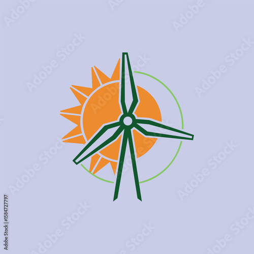  Plant Producing Energy Saving Bulbs, Vector Illustration