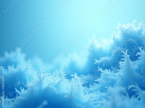 frosty natural background