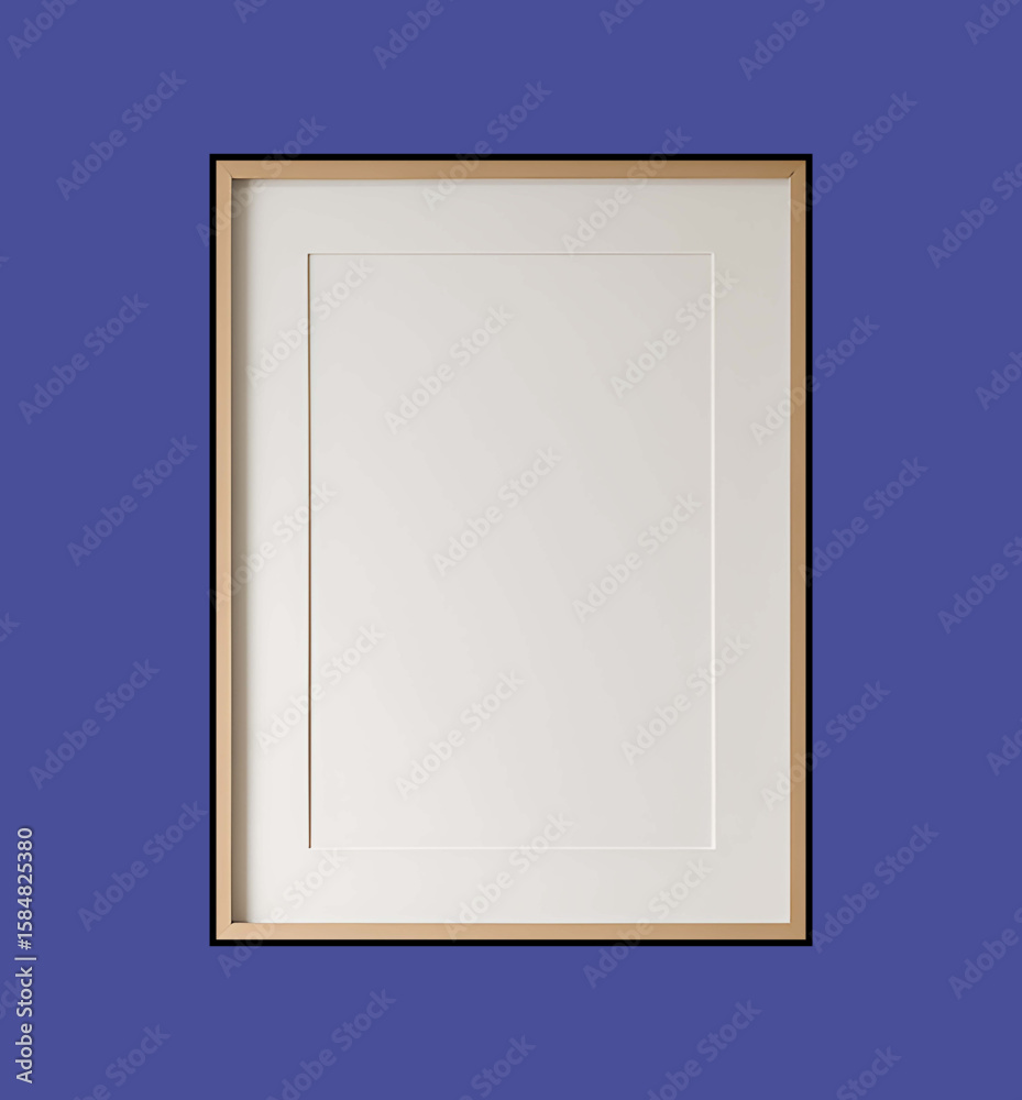 Fototapeta premium Empty Black Frame Mockup,Minimal Poster and Art Template