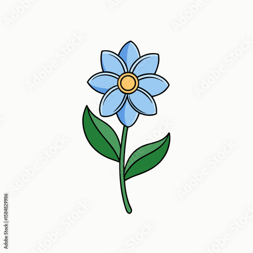 Creative Jacobs Ladder Flower Vector Design