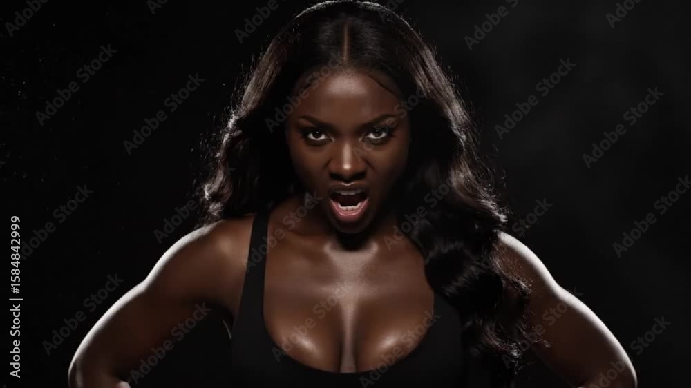 custom made wallpaper toronto digitalIntense Woman Staring