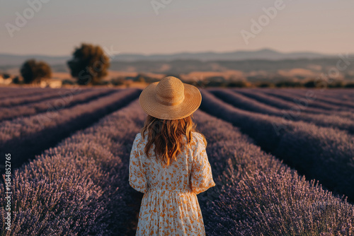 young woman in a field
