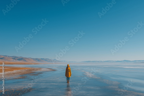 woman on the beach