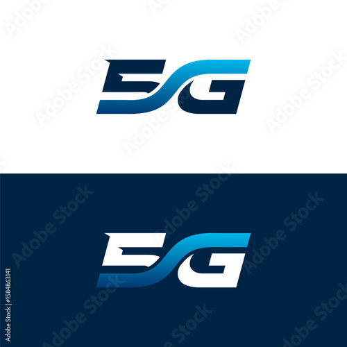Fast Pixel 5G logo designs concept vector, 5th generation mobile network logotype. isolated vector 5G icon. high speed connection wireless systems sign