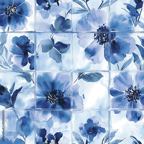 Seamless tile patterns combining cultural, modern, and botanical inspirations for commercial vector.