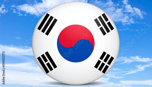 Free Download The national flag of South Korea, known as the Taegeukgi - GFXLoad