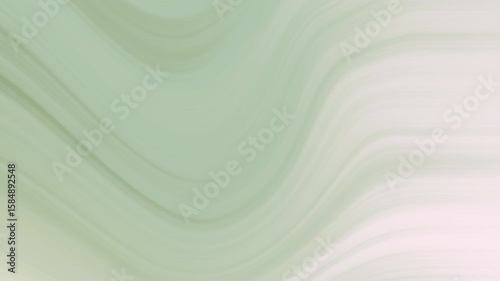 Flujo Verde Suave: Material de archivo de textura abstracta