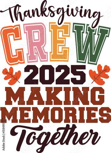 336. Autumn Pumpkin Png, Thanksgiving Crew 2025