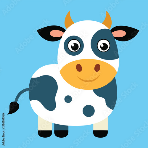 funny cow cartoon