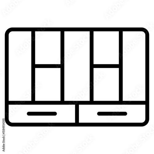 Lean Canvas Icon Element For Design