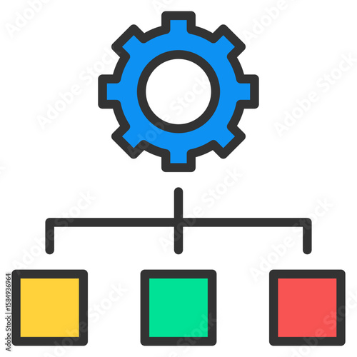 Lean Method Icon Element For Design