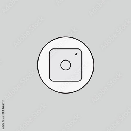 Instagram Vector Icon Design.