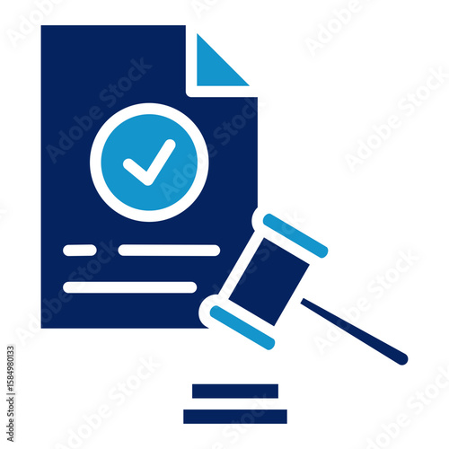 Bidding Result Icon Element For Design