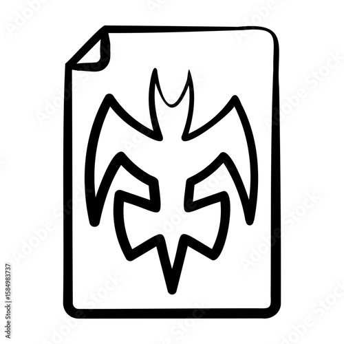 Rorschach Inkblot Icon