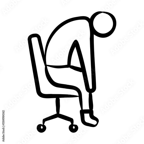 Workplace Burnout Icon