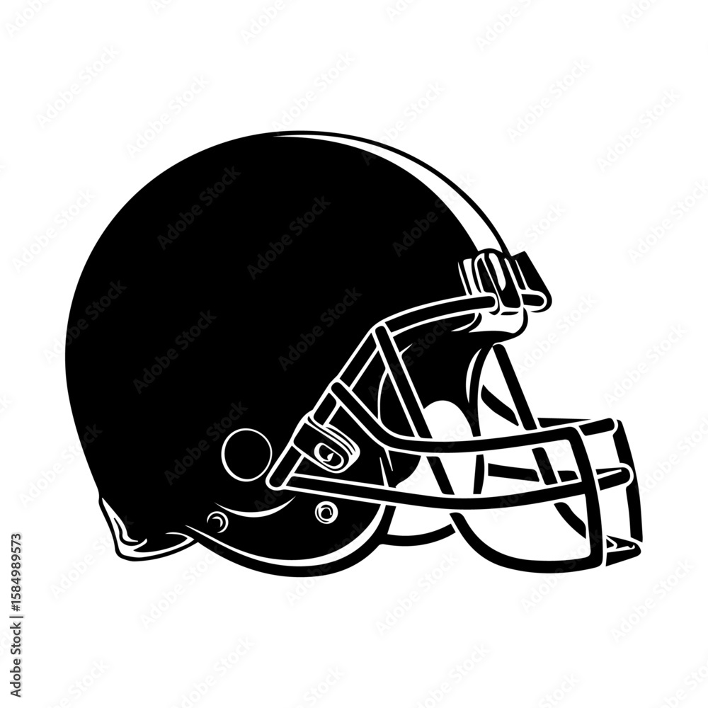 Fototapeta premium american football helmet