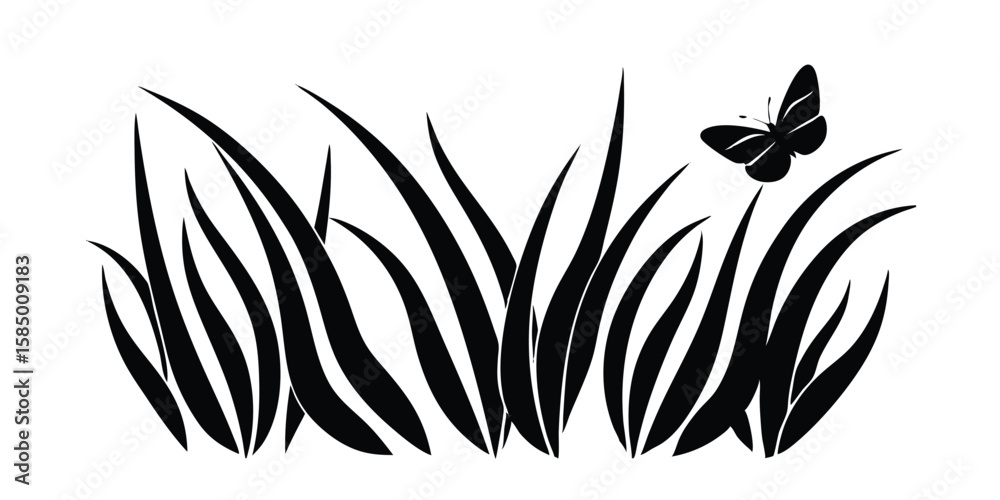 Obraz premium grass and flowers
