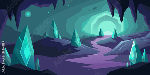 winter landscape with mountains and snow