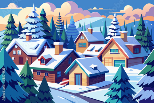 A vibrant market scene with people, colorful produce, and local crafts