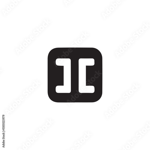 Bracket icon vector