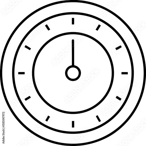 Clock Countdown Timer  Vector AI Generated Digital Graphic for Ecommerce & Sale Design