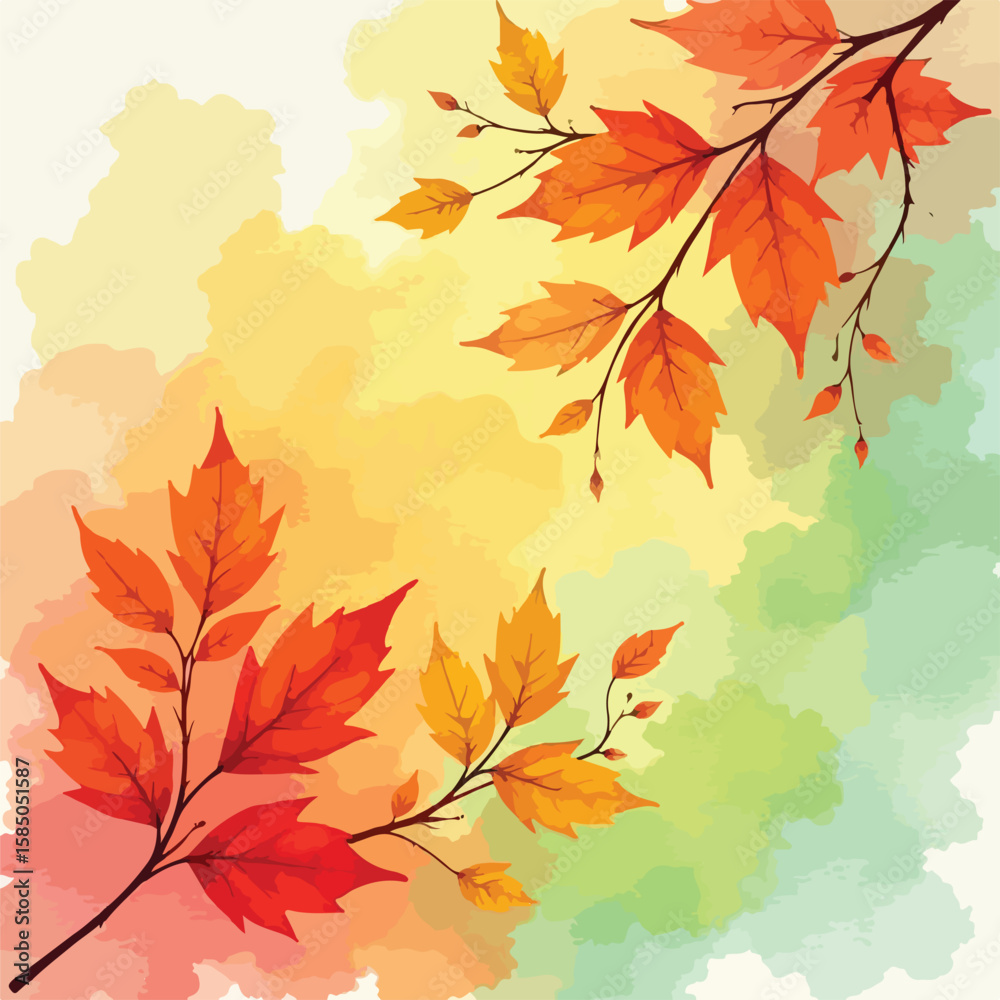 Fototapeta premium autumn maple leaves background