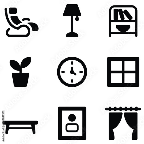 Home interior objects and decor armchair lamp