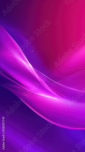 Elegant purple waves flow across this vibrant abstract background, creating a modern and dynamic design suitable for various creative projects and digital applications.
