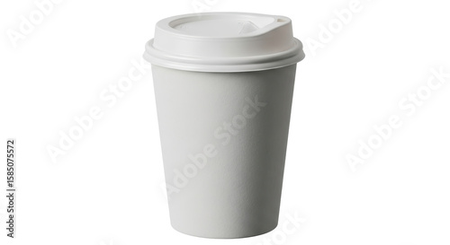Wallpaper Mural Isolated White Paper Coffee Cup Torontodigital.ca