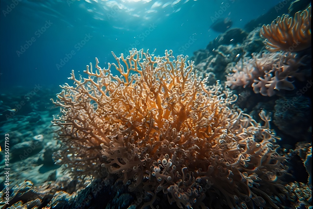 Obraz premium ia generated. coral reef in the ocean