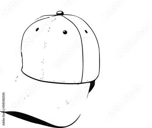 baseball cap vector illustration
