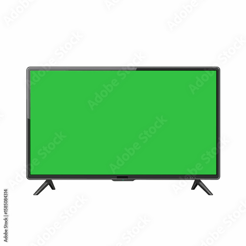 blackboard with green screen