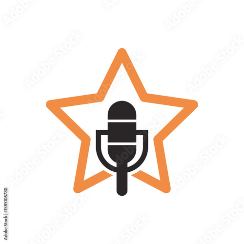 Microphone and star