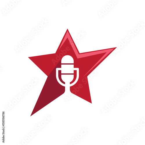 Microphone and star