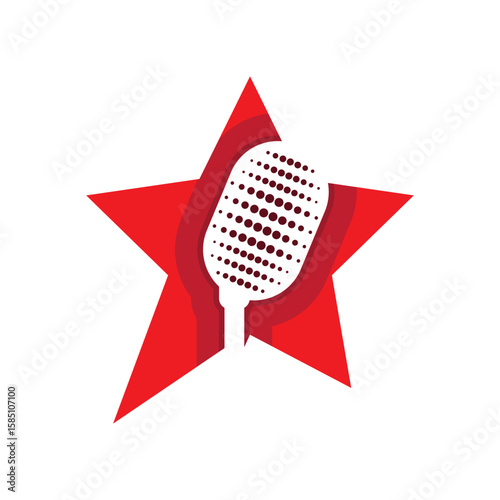 Microphone and star