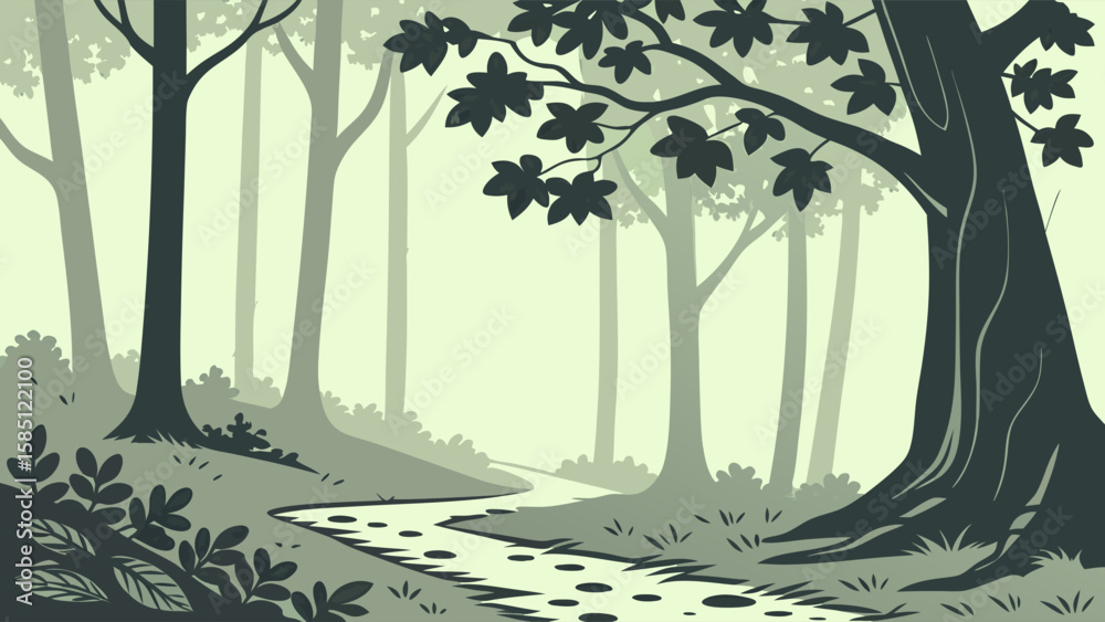 Obraz premium trees in the forest