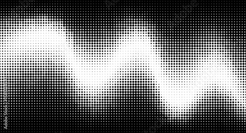 Abstract lighting wave halftone background II